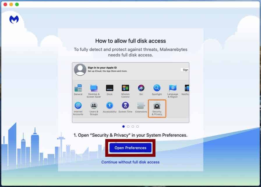Malwarebytes für Mac-Installationsschritt 5