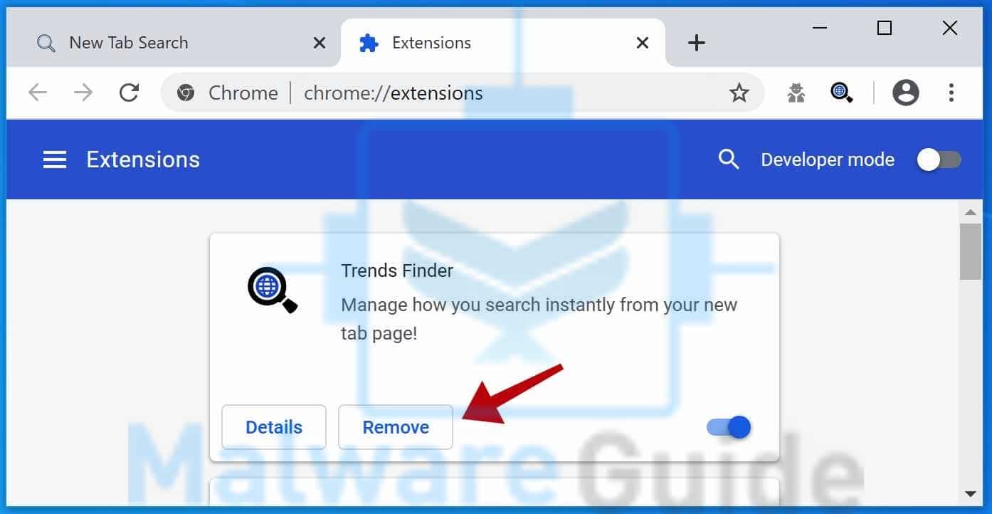 Trends Finder adware