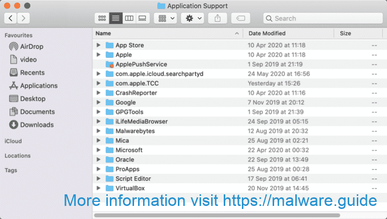 remove malware on mac library files