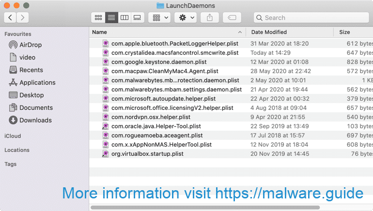launchdaemons mac adware
