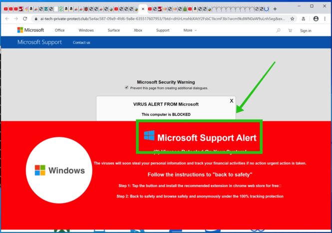 Remove Microsoft Support Alert Redirect (pop-up Ads)