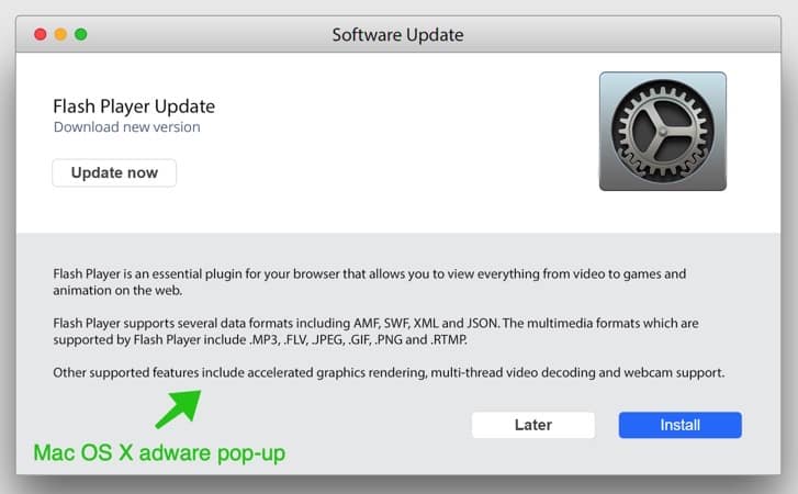 mac osx 廣告軟件