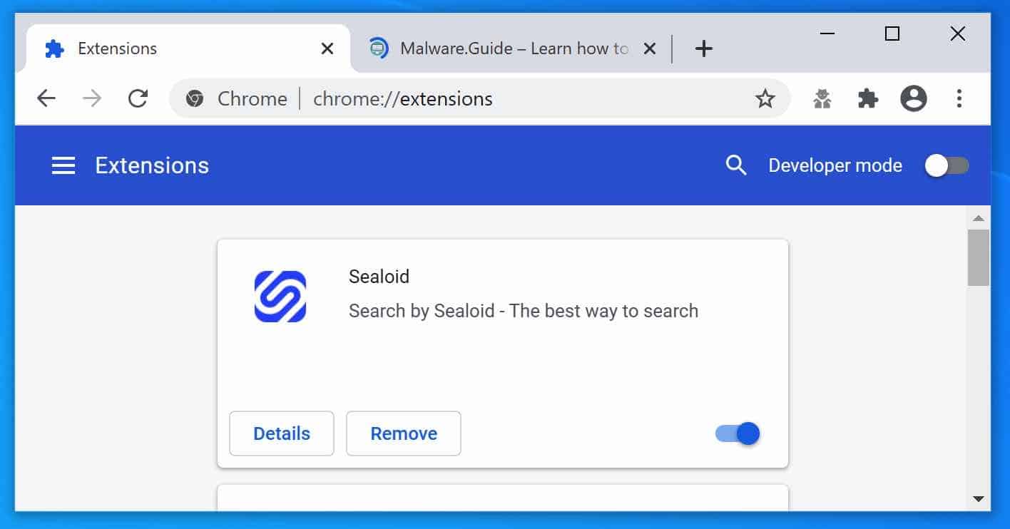 Sealoid browser extension