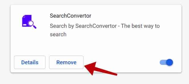 uninstall SearchConvertor adware