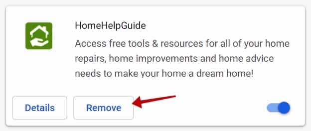 HomeHelpGuide removal