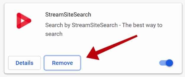 remove StreamSiteSearch