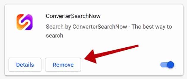 uninstall ConverterSearchNow