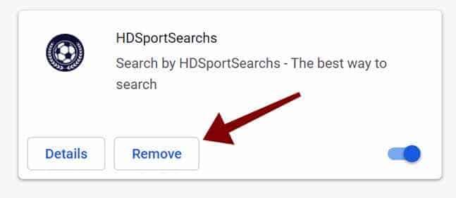 uninstall HDSportSearchs
