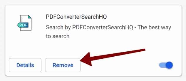 uninstall PDFConverterSearchHQ