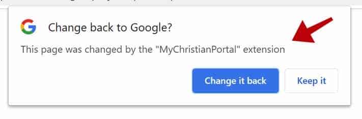 MyChristianPortal new tab