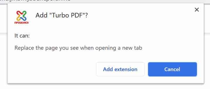 Turbo PDF extension permissions