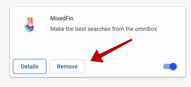 remove MixedFin adware