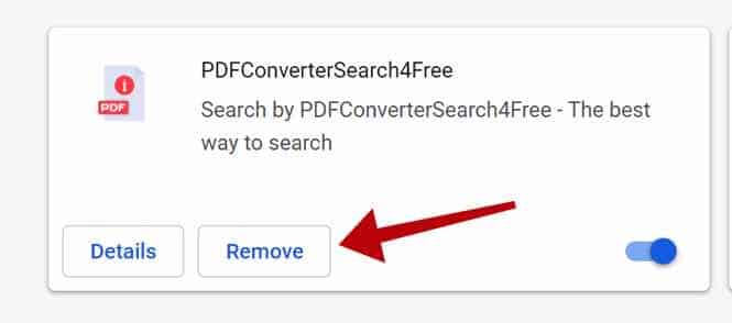remove PDFConverterSearch4Free