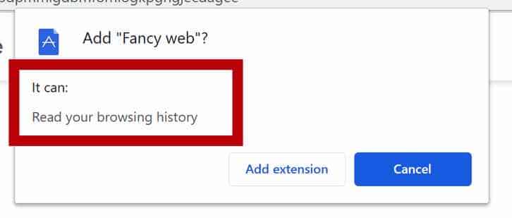 Fancy web browser permissions