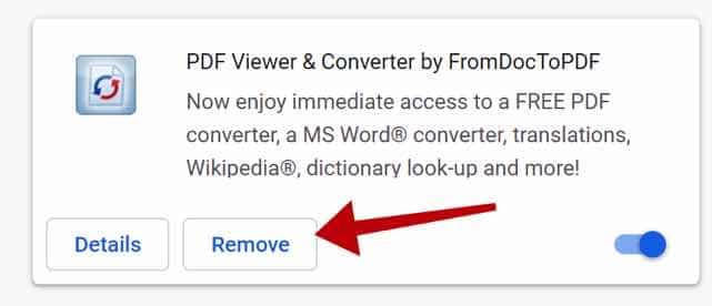 remove FromDocToPDF