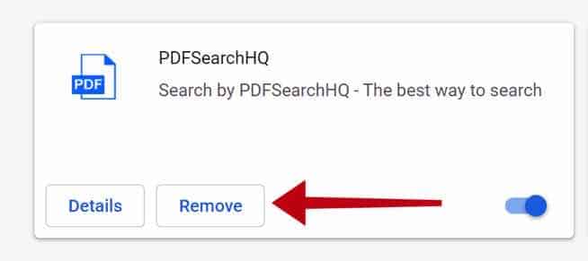 remove PDFSearchHQ