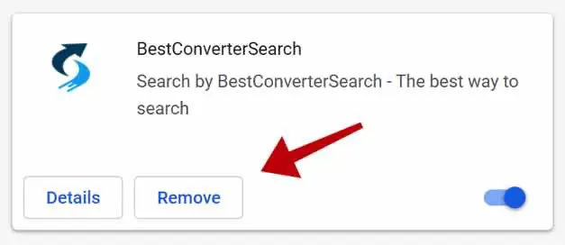 uninstall BestConverterSearch