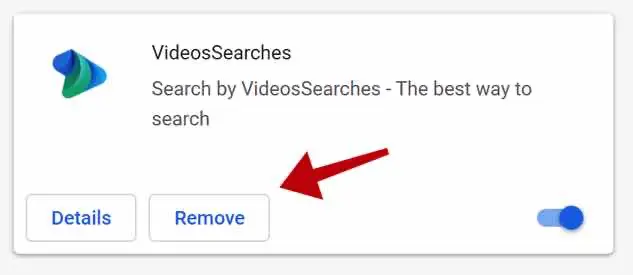 uninstall VideosSearches