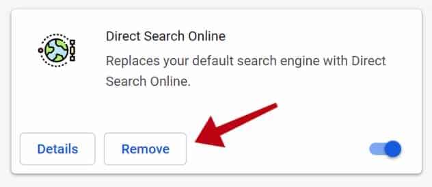 remove Direct Search Online