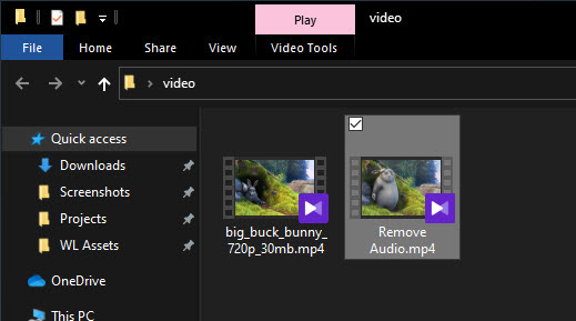 exported video file has no sound
