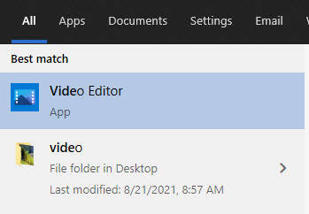 open video editor