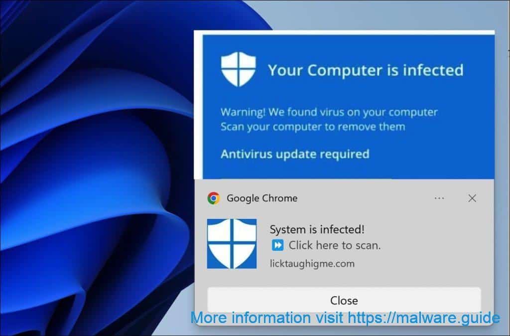 Your computer is infected