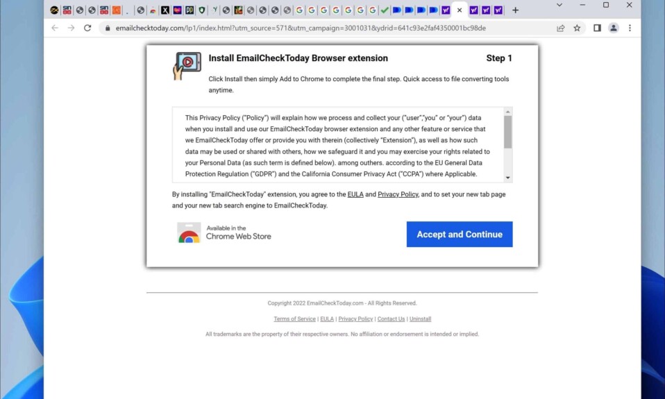EmailCheckToday
