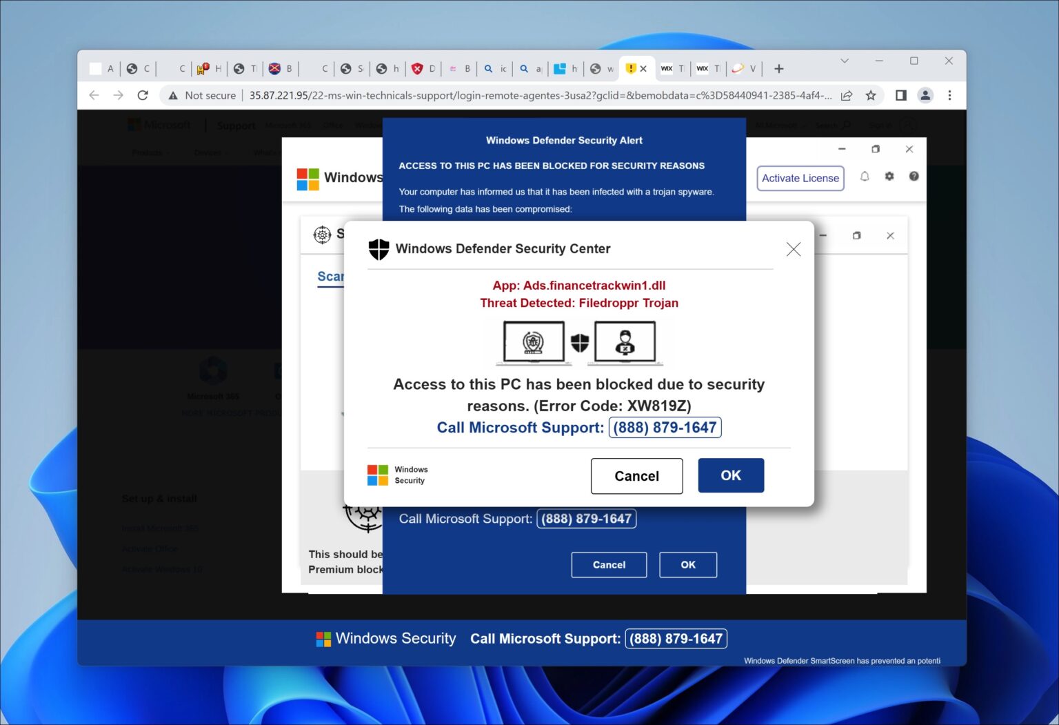 How To Remove Error Code XW819Z Pop-up (scam) November 2023